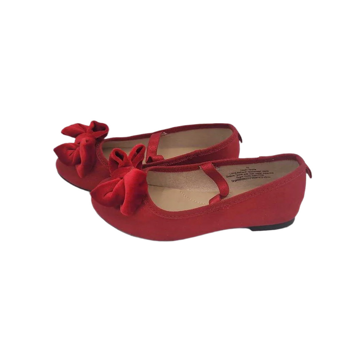 Slip On Shoes + Velvet Bow