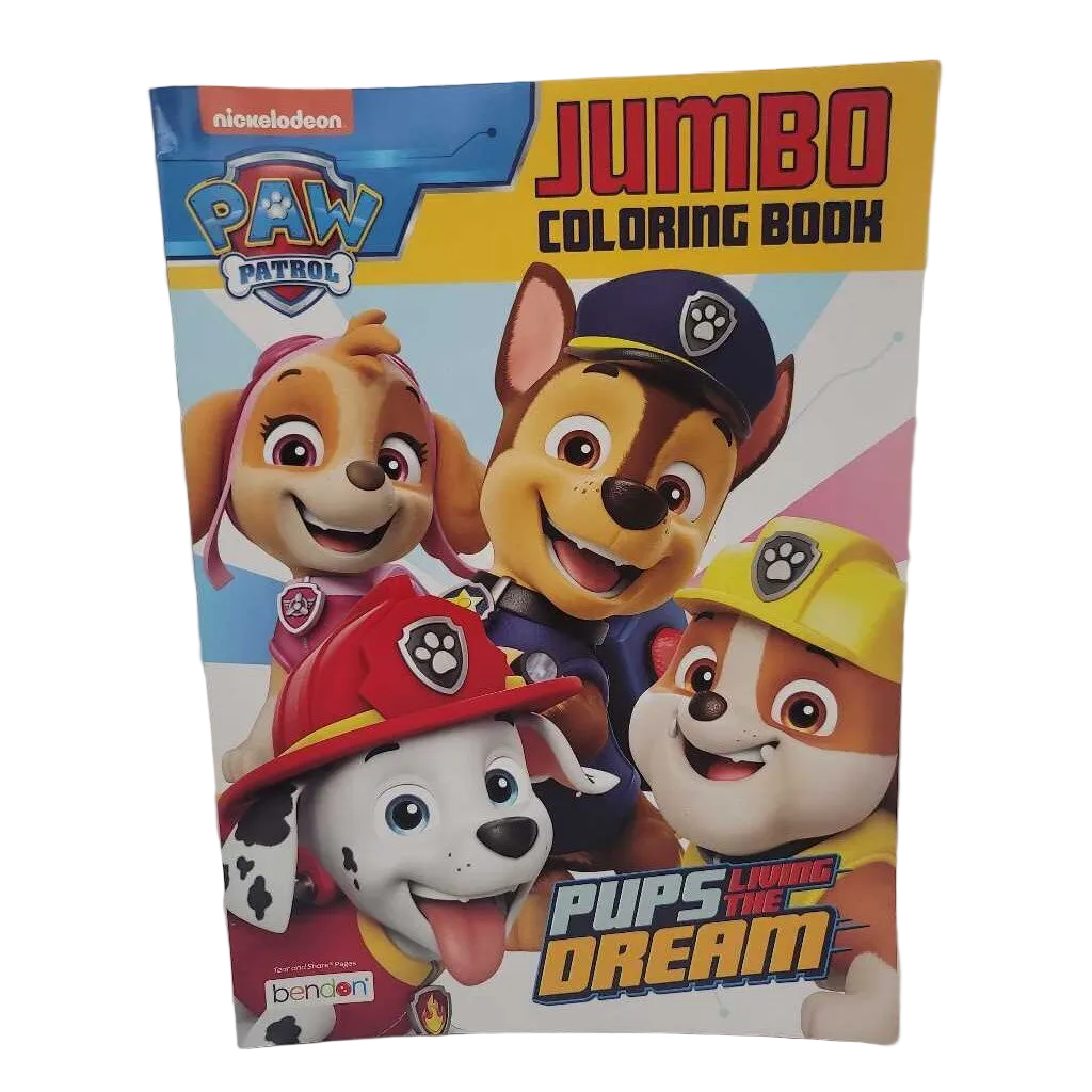 Pups Living the Dream Jumbo Coloring Book