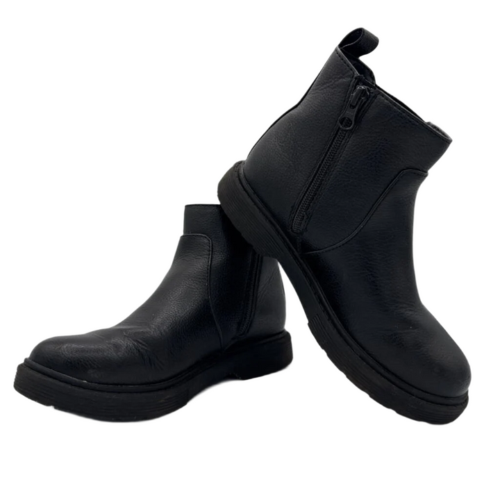 Low Ankle Boots/Elastic/Zipper