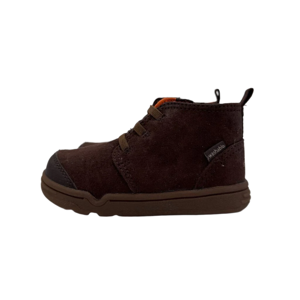 Suede Boots/Zip Up
