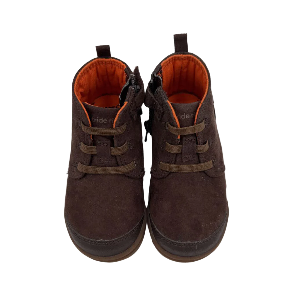 Suede Boots/Zip Up