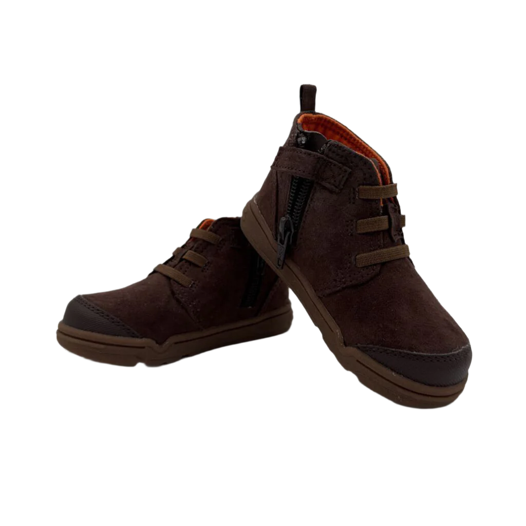 Suede Boots/Zip Up