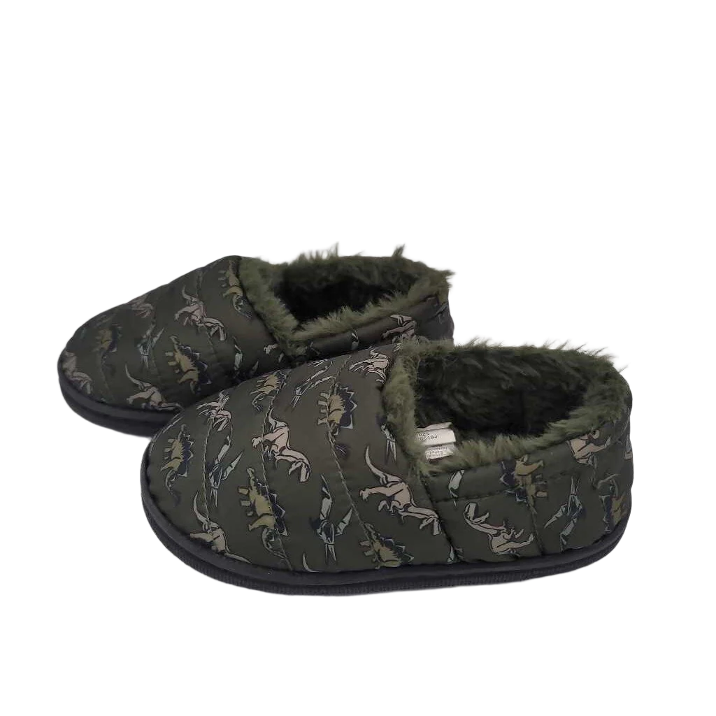 Faux Fur Lined House Shoes / Dinosaurs