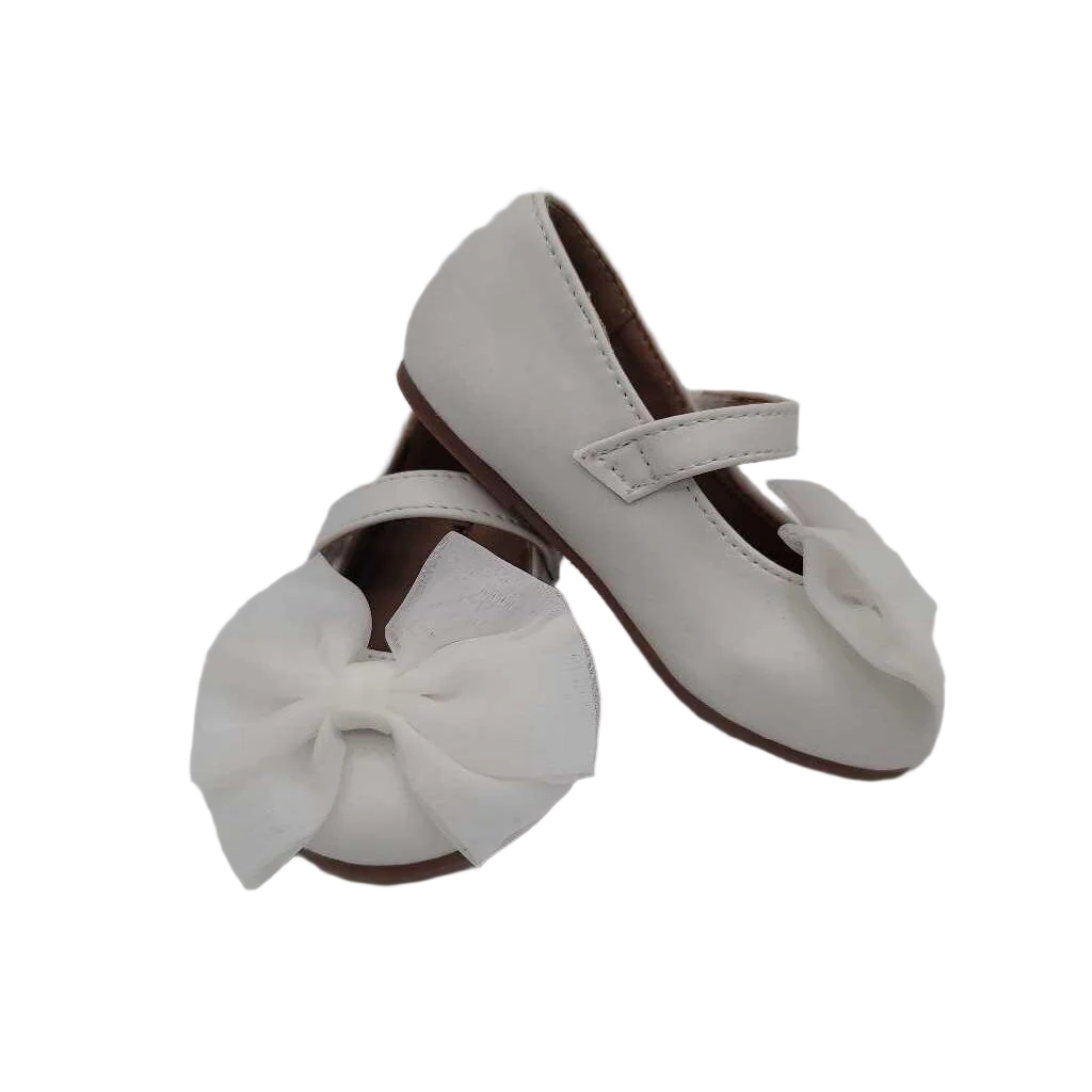 Velcro Clasp Flower Girl Shoes