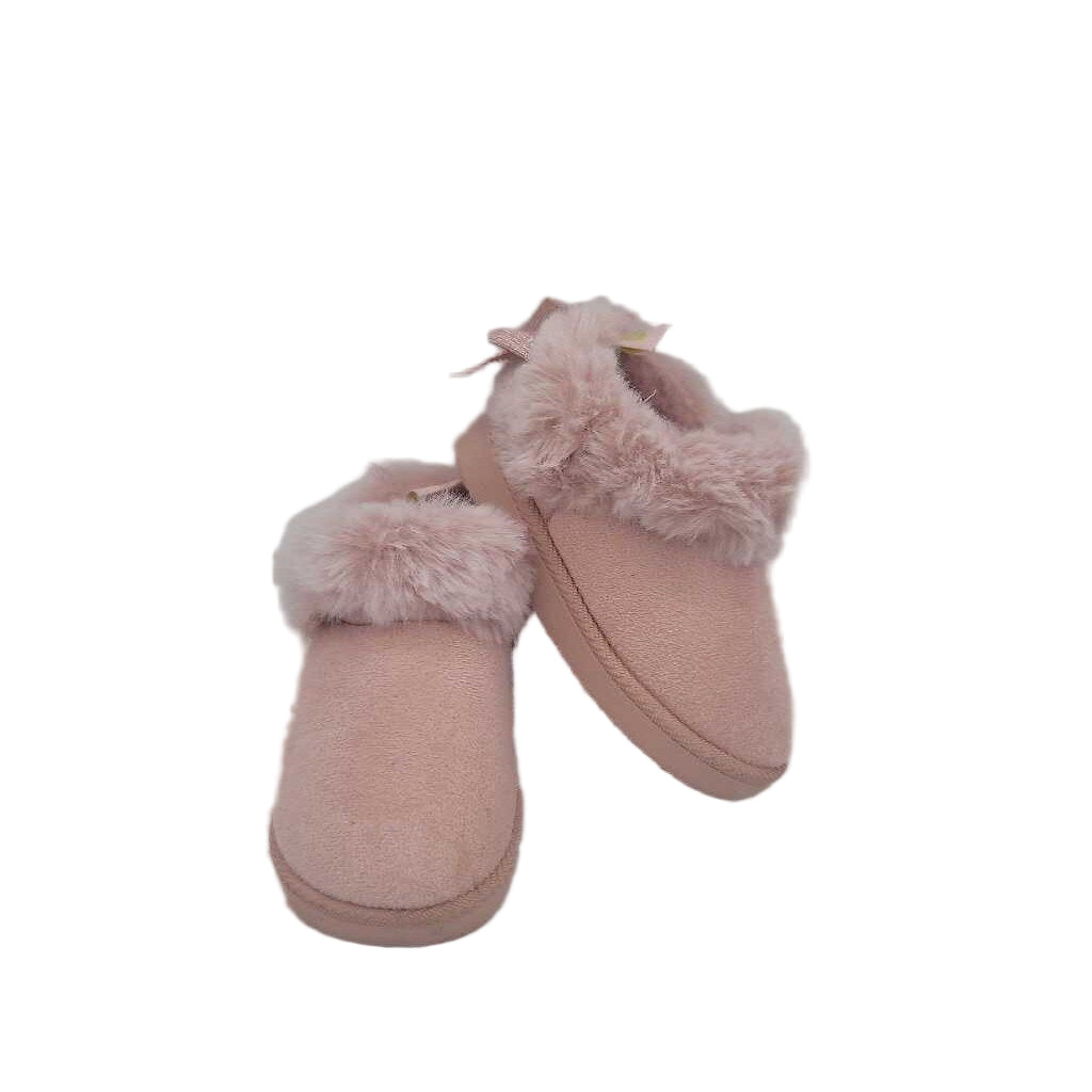 Slip on Suede Boots/Fur Ankle