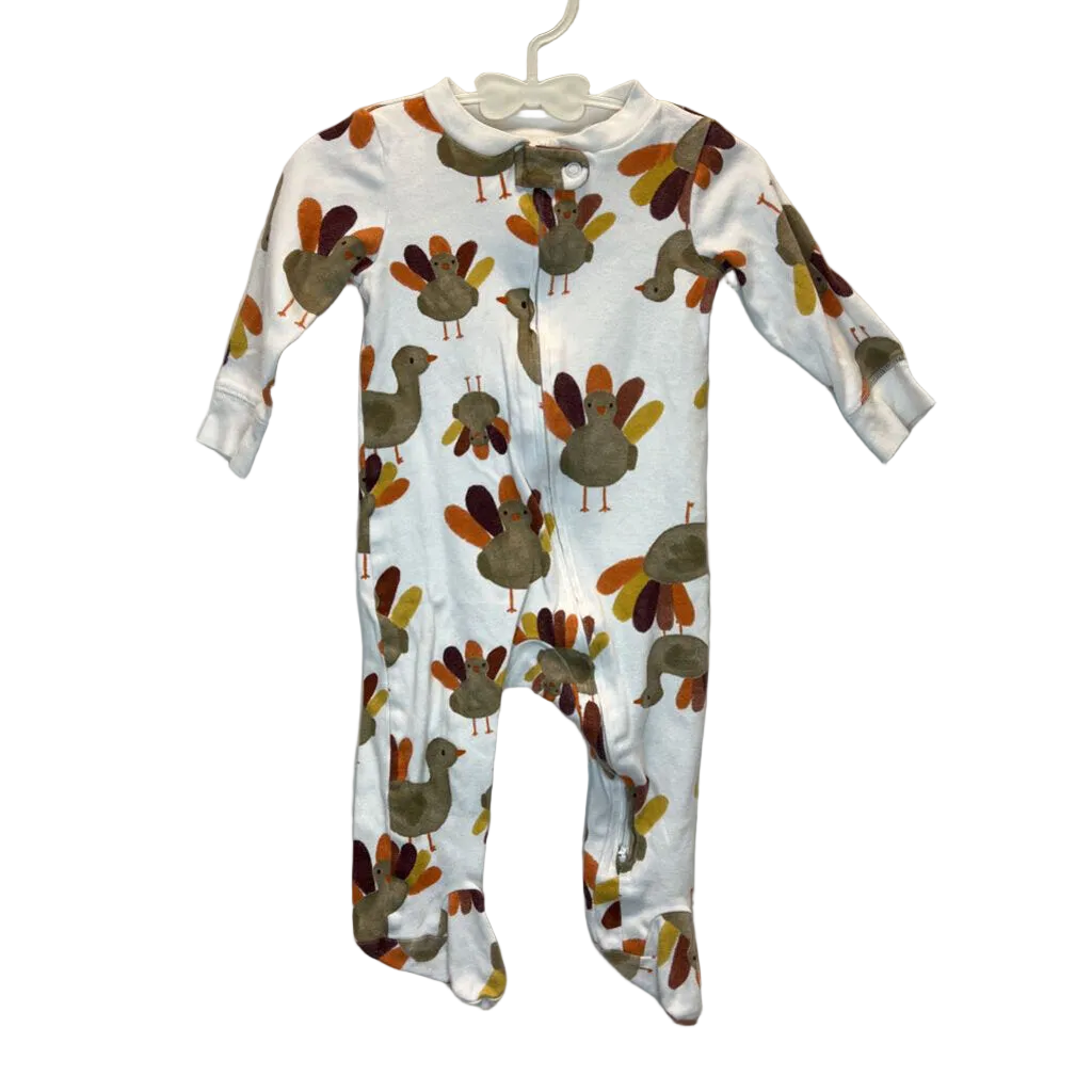 LS Footed Onesie / Turkey