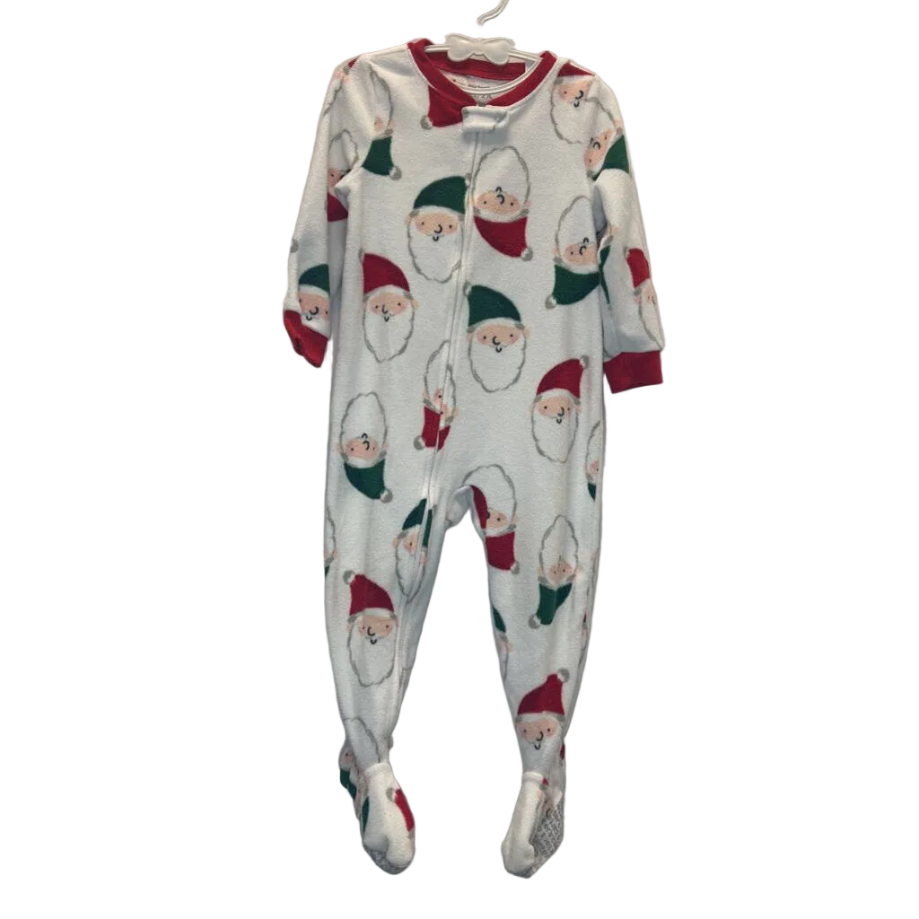 LS Footed Onesie / Santa
