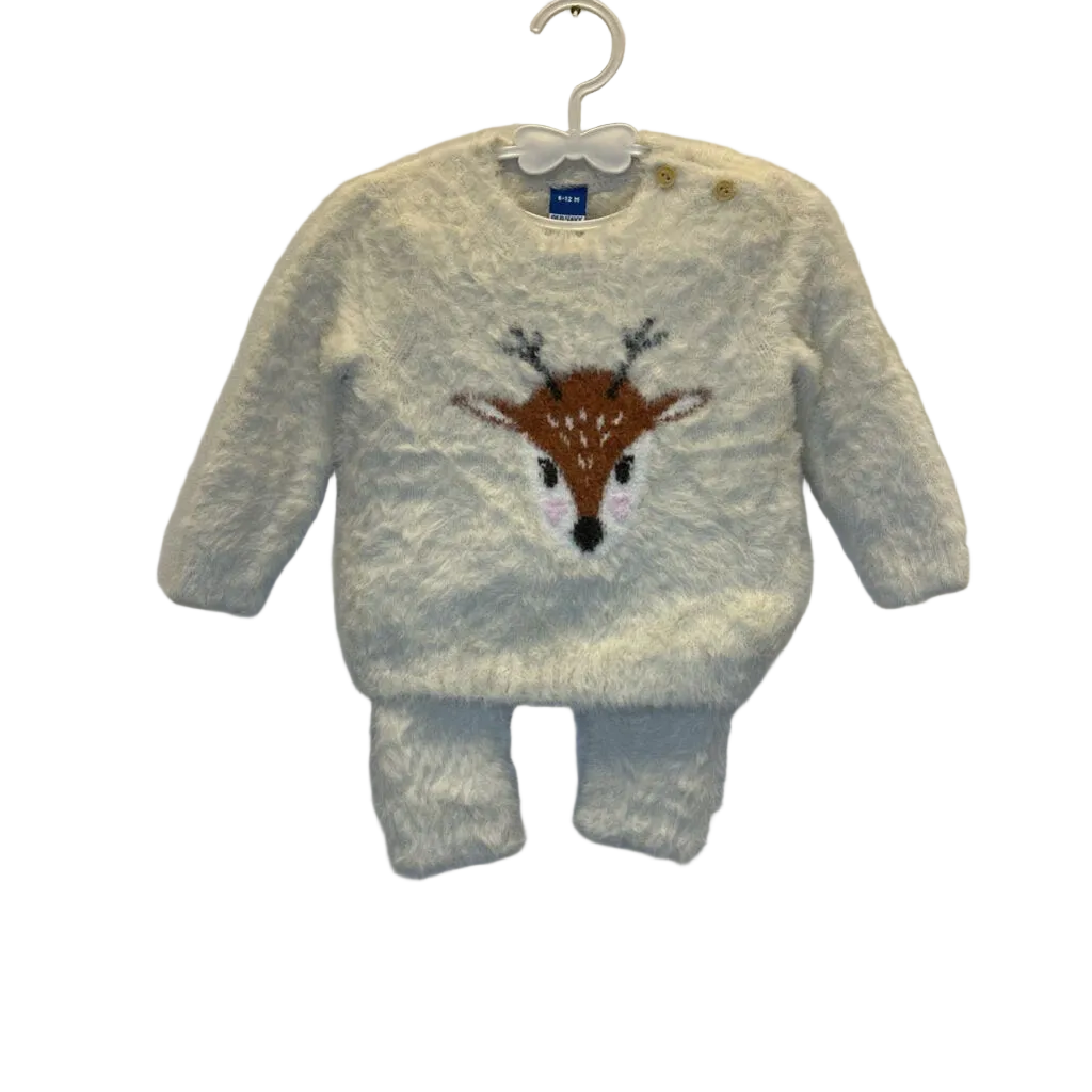 OT LS Crewneck Sweater Reindeer/Set 2