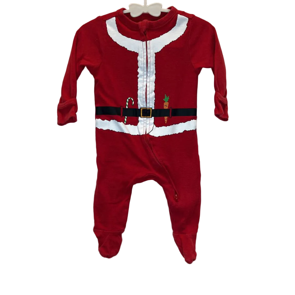 LS Footed Onesie / Santa Outfit