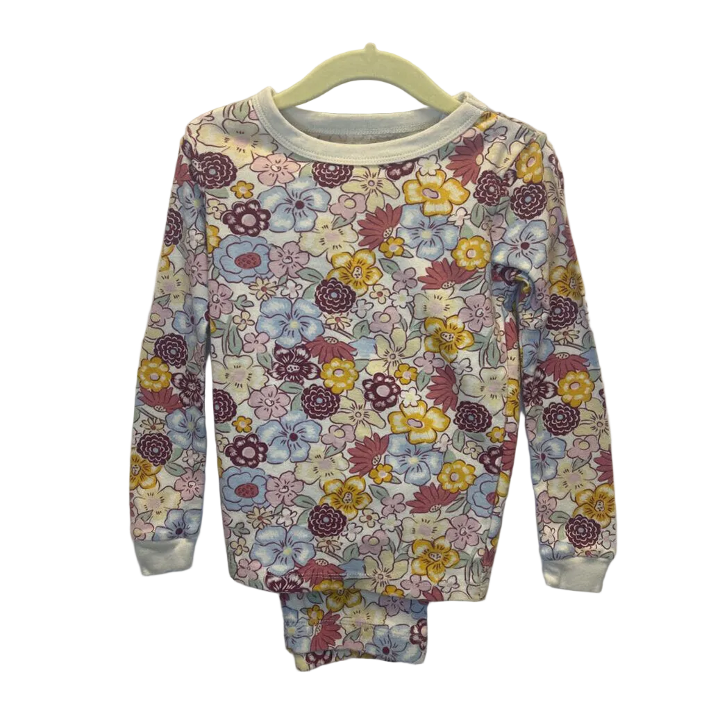 LS Pajama Set / Flowers
