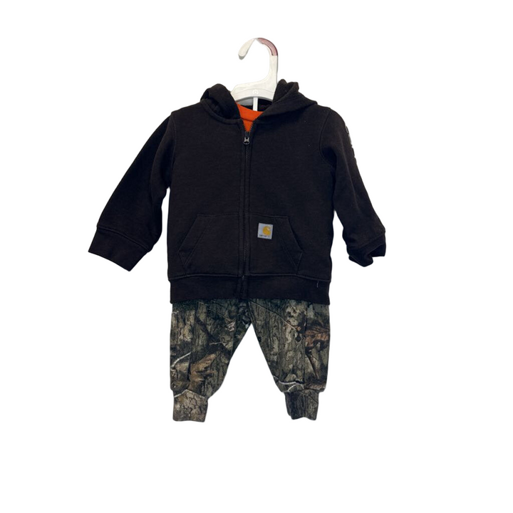 Zip Up Hoodie + Shirt + Pants Set
