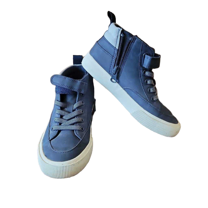 Velcro + Zip Up Sneakers