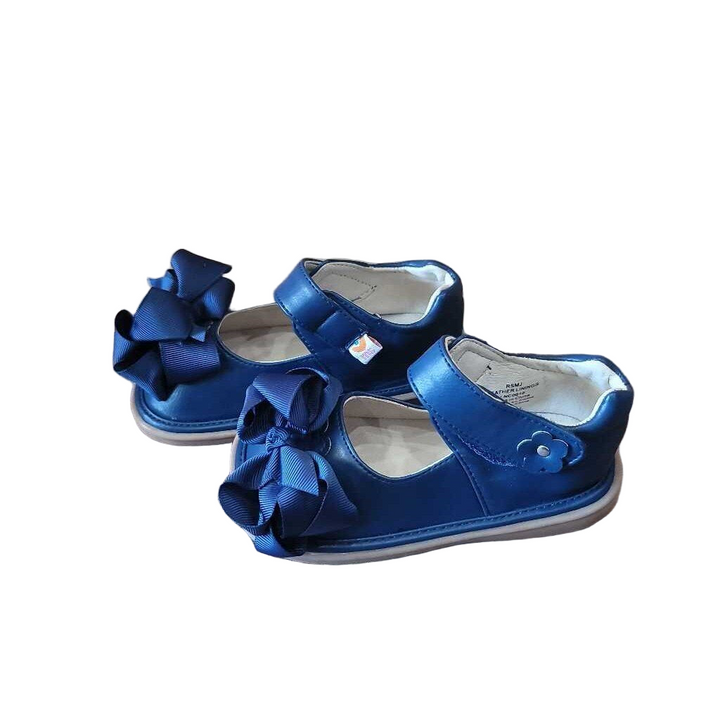 Velcro Mary Janes / Large Bow