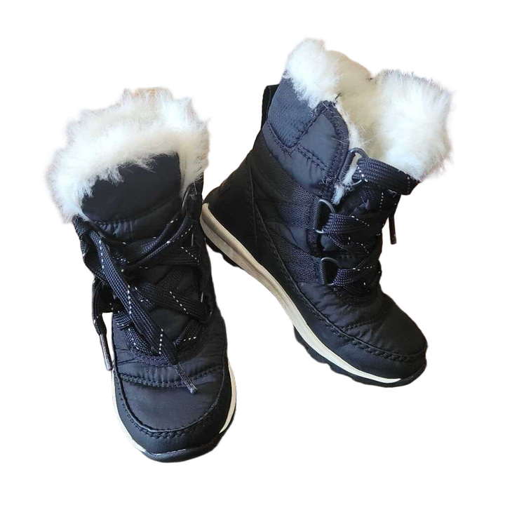 Lace Up Faux Fur Lined Winter Boots