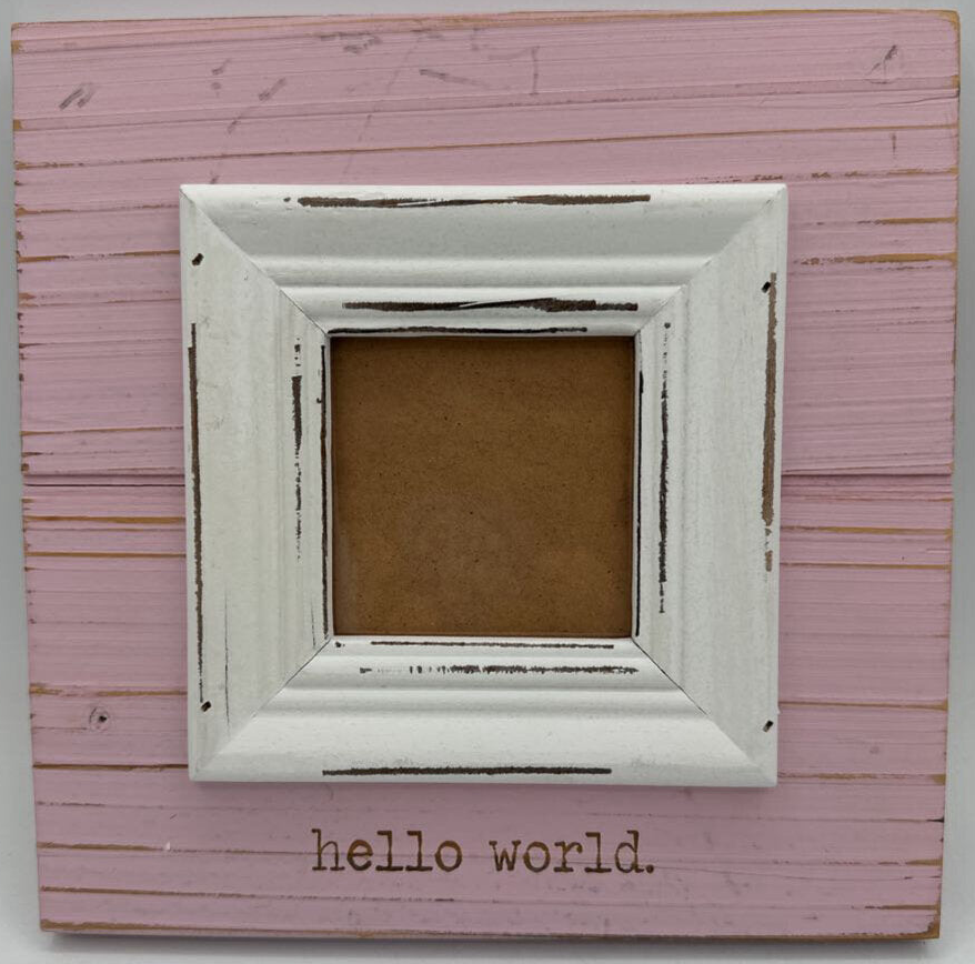 Hello World Picture Frame