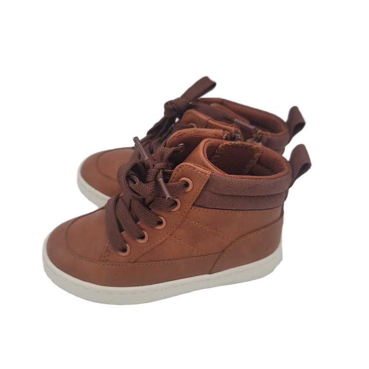 Zip Up + Lace High Top Sneakers