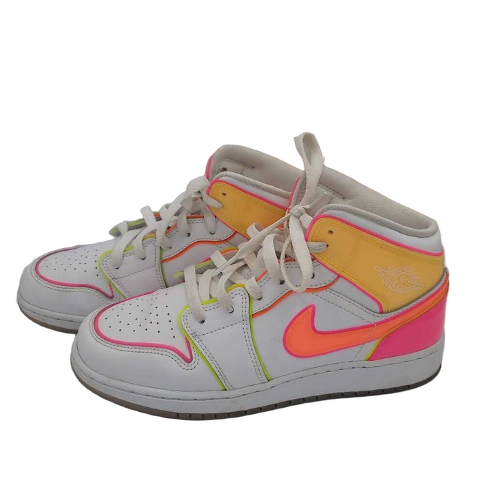 Lace Up High Top Sneakers / Neon