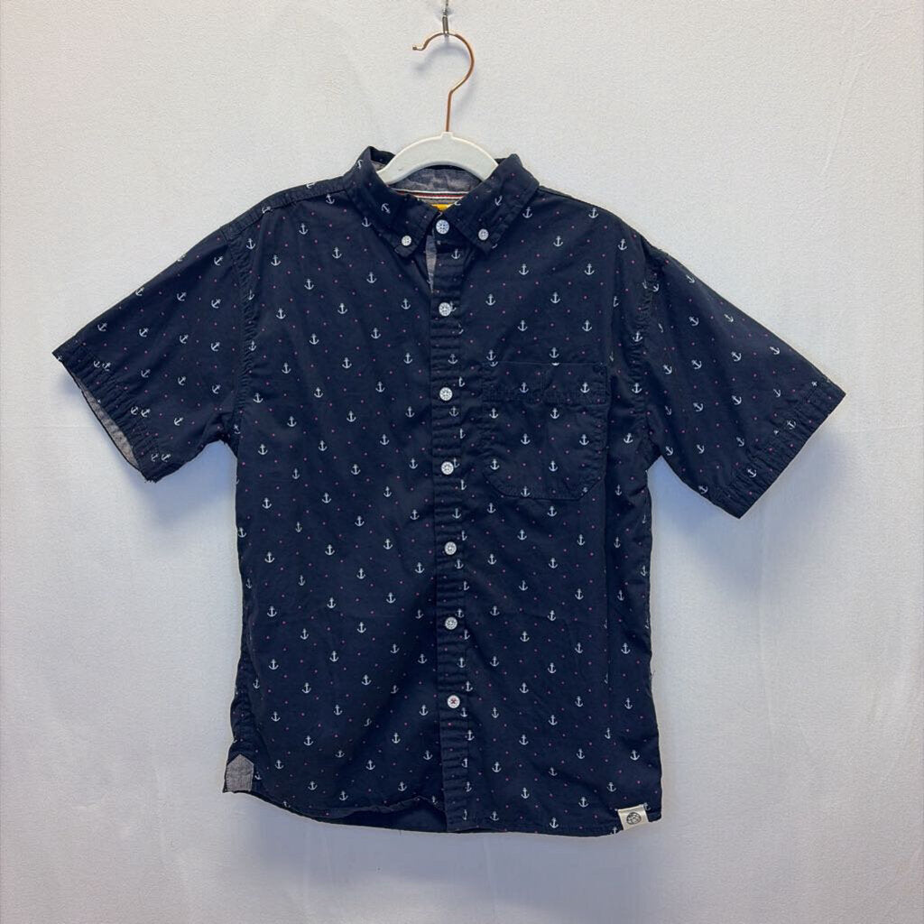 SS Collared Button Down / Anchors