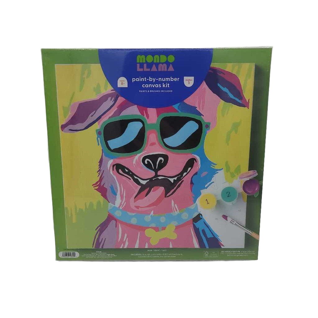 Paint-by-Number Canvas Kit