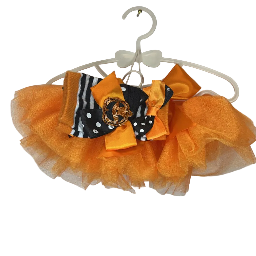 Halloween Leg Warmers + Headband + Tutu