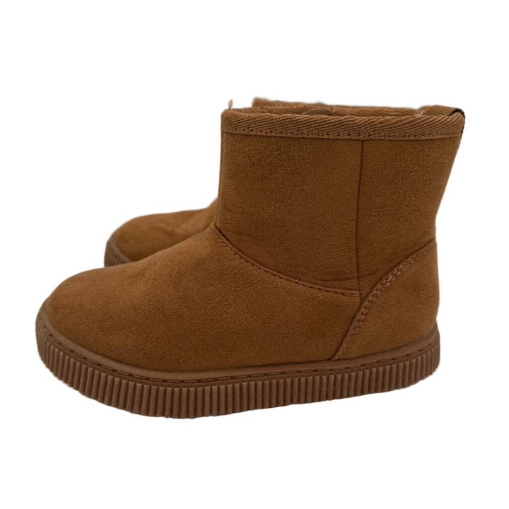 Zip Up Fleece Lined Suede Boots