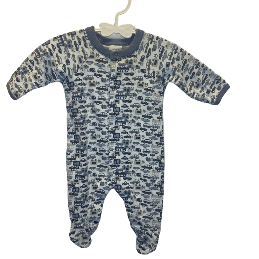 LS Footed Onesie / Cars