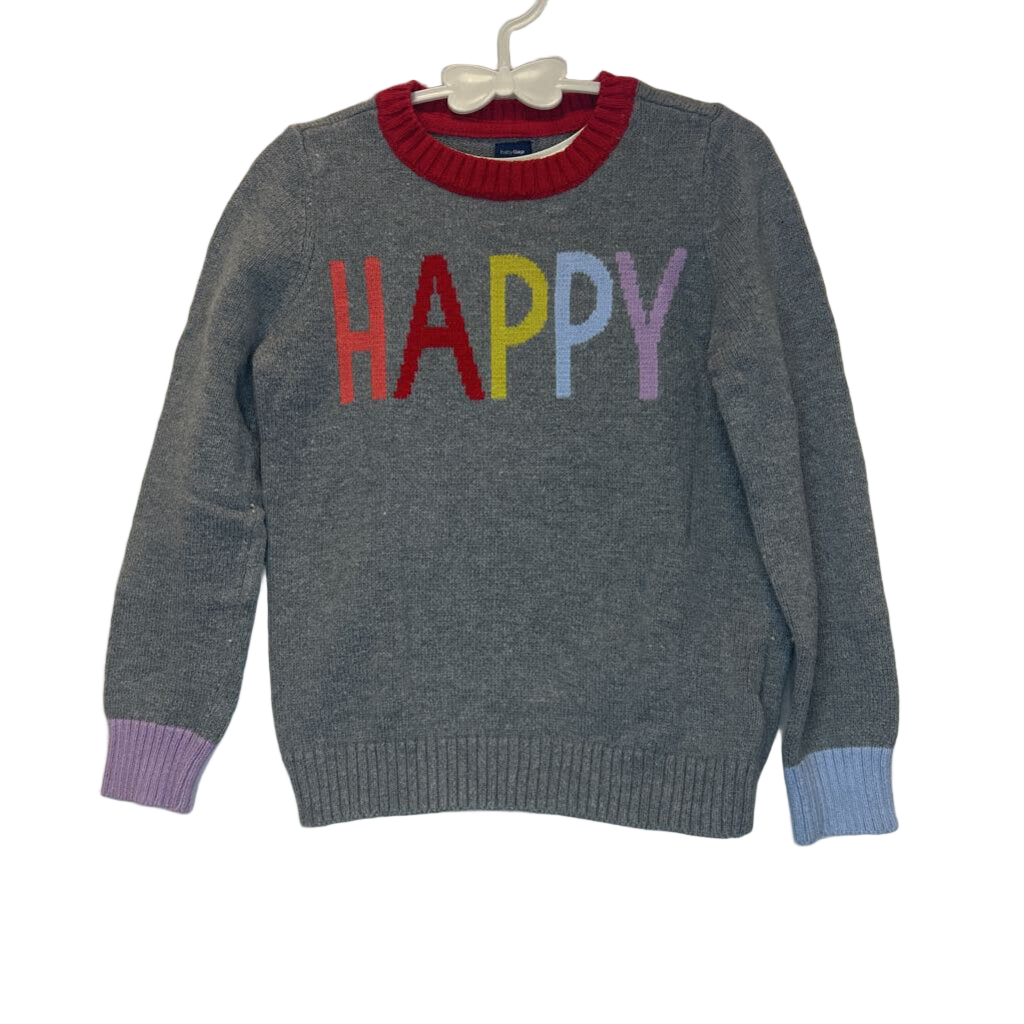 Crew Neck Sweater / Happy