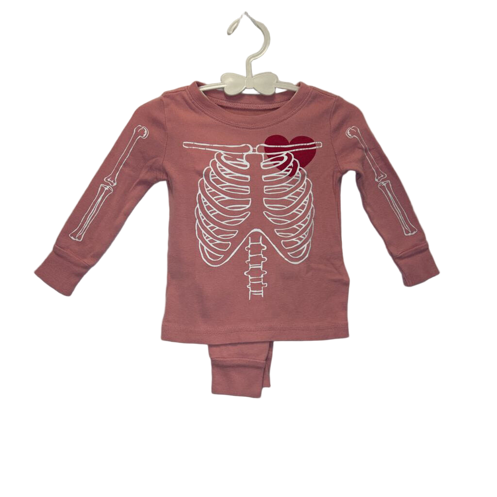 LS Shirt + Pants Pajamas / Skeleton