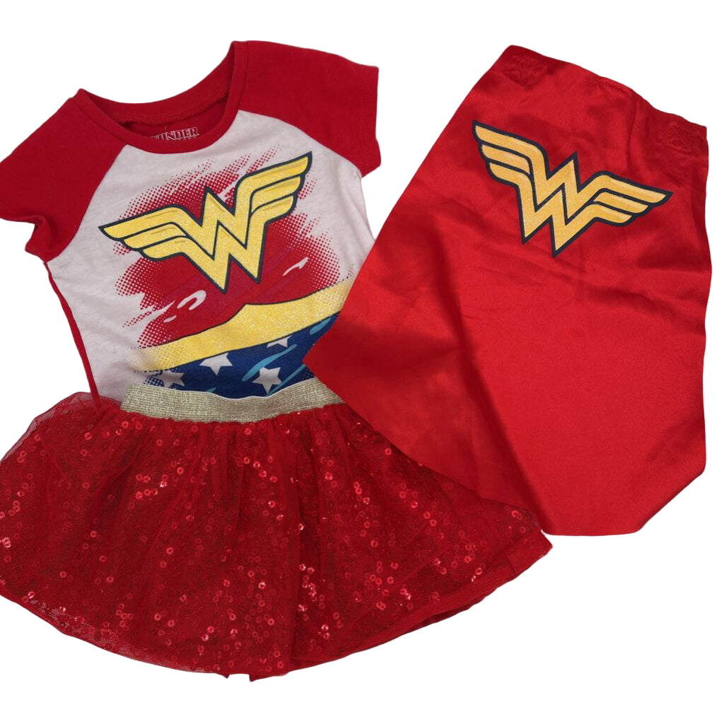 SS Wonder Woman/Tulle Sparkle Skirt