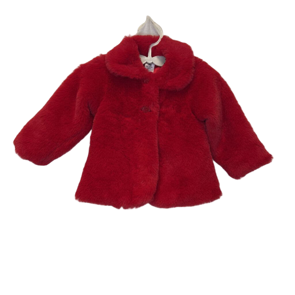 LS Faux Fur Coat