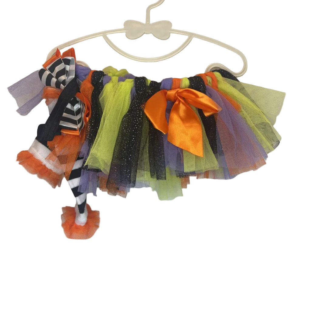Halloween Tutu/Sock/Bow Set