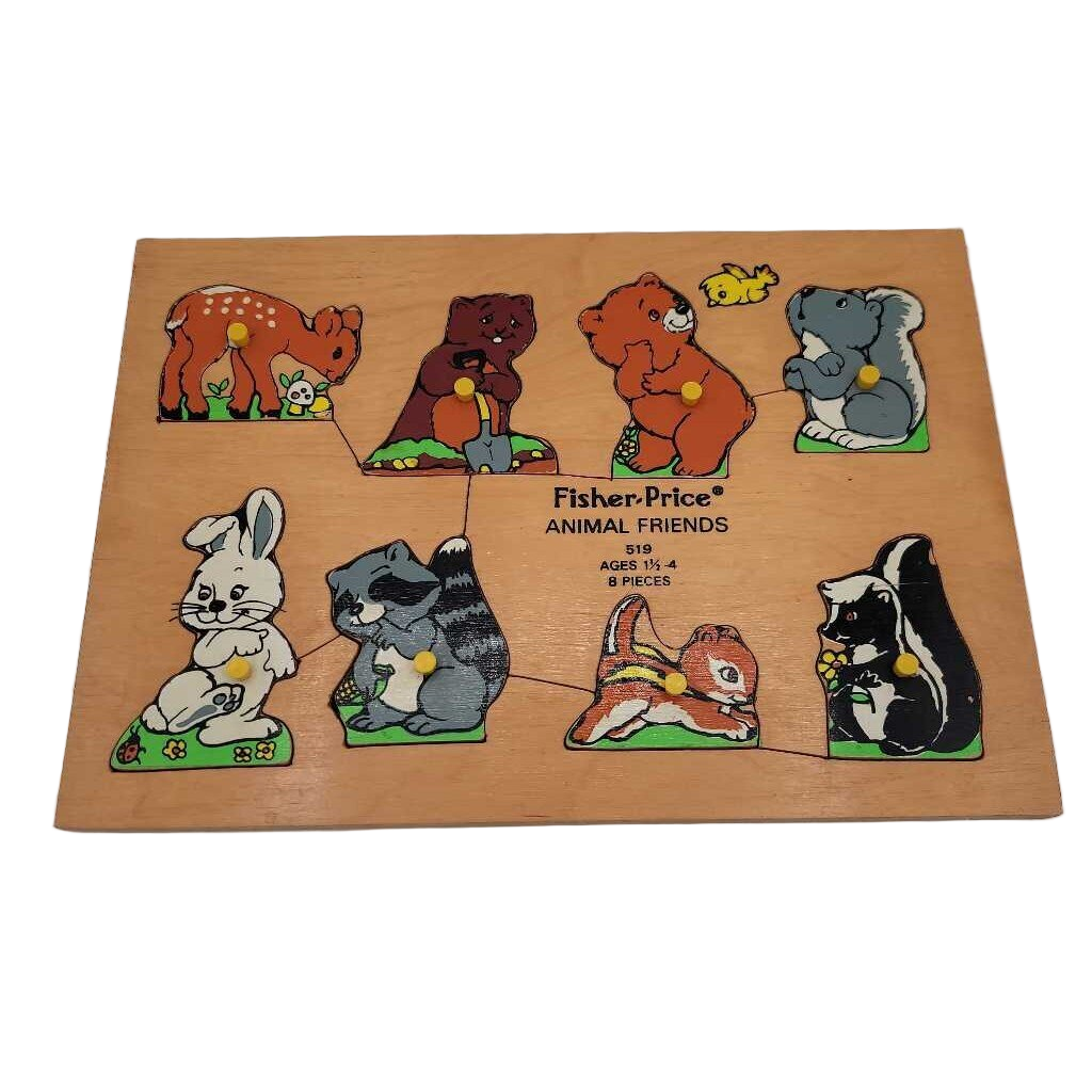 Wooden Animal Match Puzzle
