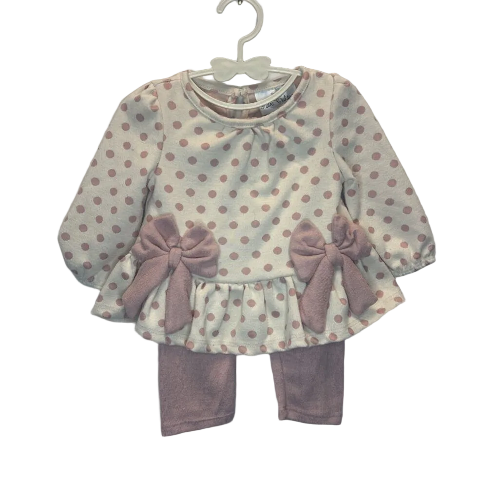 LS Polka Dot Shirt + Pants