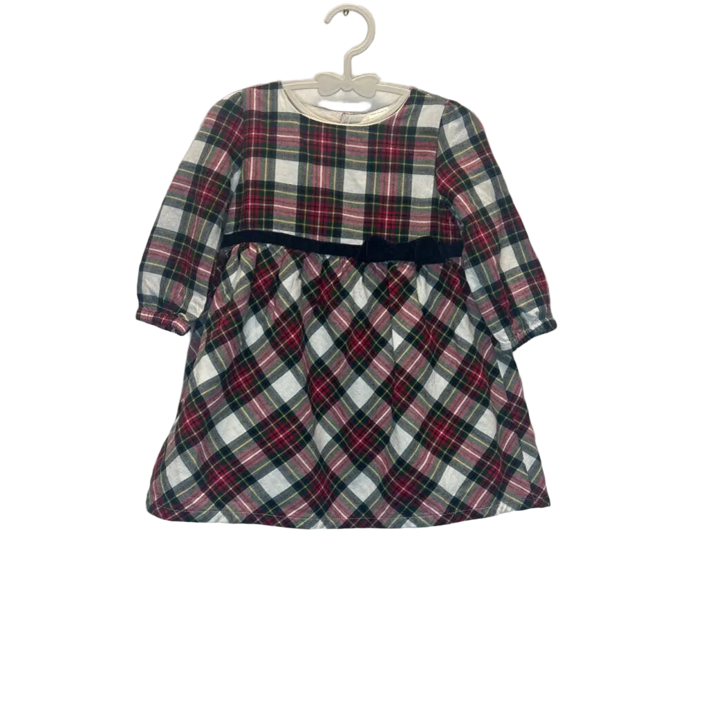 LS Christmas Plaid Dress