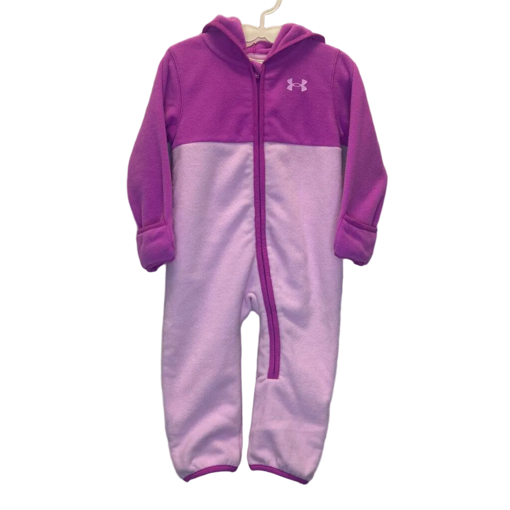 Zip Up Hooded Fleece Romper