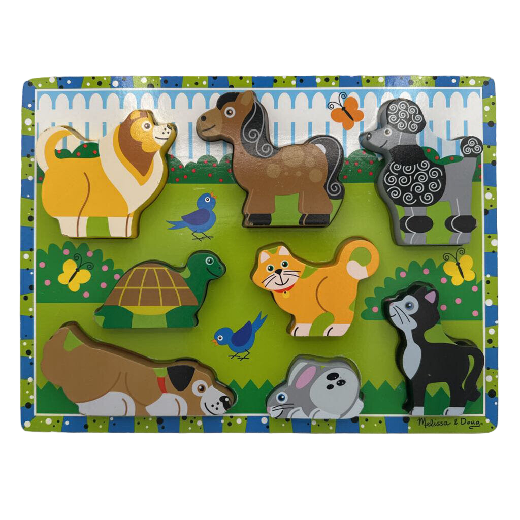Wooden Animal Match Puzzle/Animals