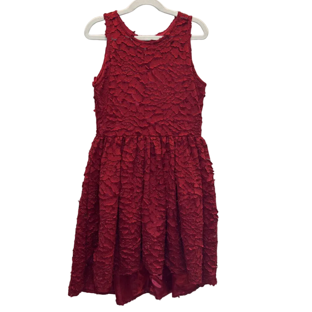 Tank Top Dress/Embroidered Leaves