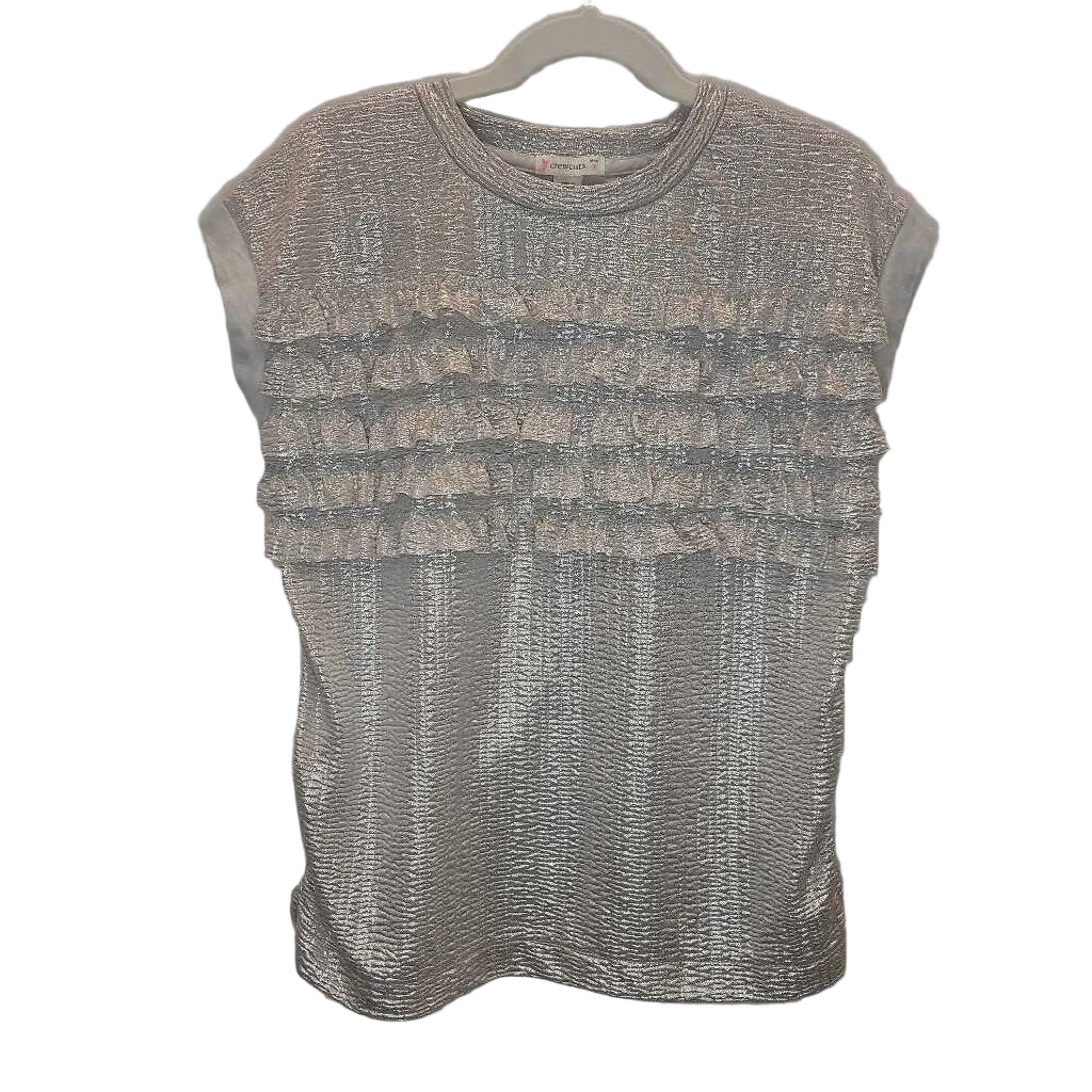 Sleeveless Ruffle Front Shirt