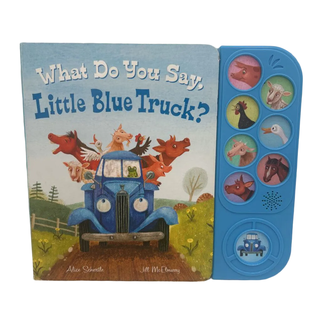 What do you Say, Little Blue Truck?