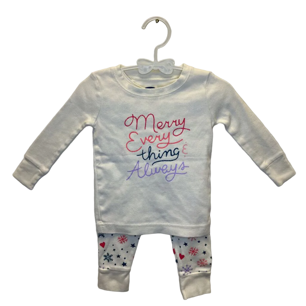LS Shirt + Pants Pajamas / Christmas