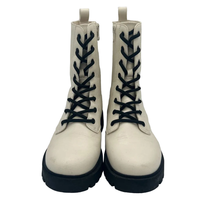 Lace + Zip Up Boots