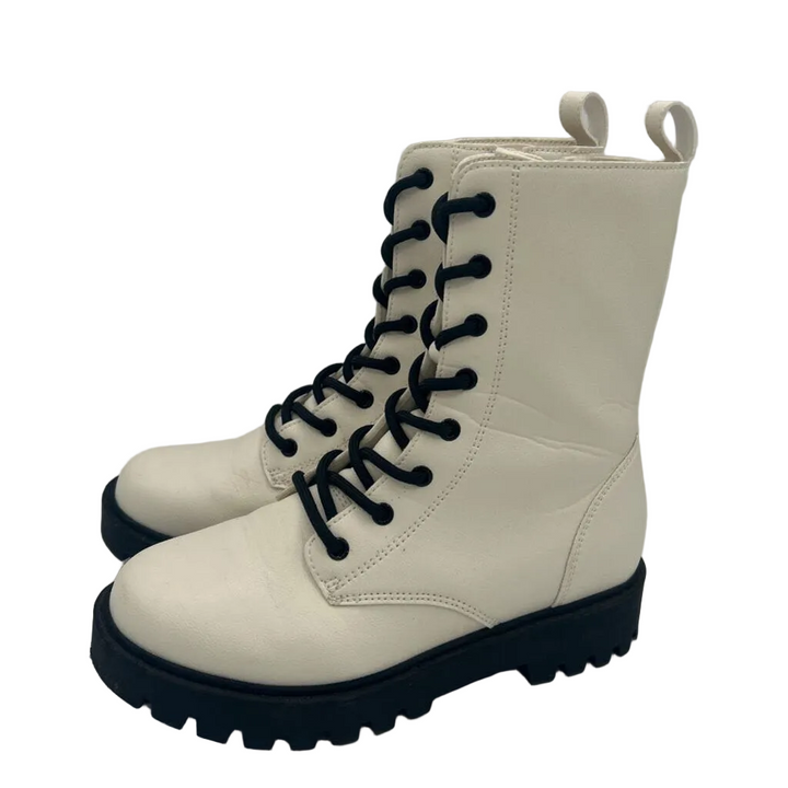 Lace + Zip Up Boots