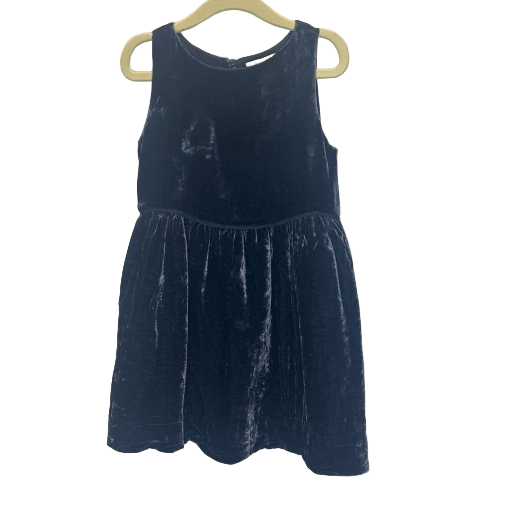 Tank Top Empire Waist Dress/Pockets/Velvet