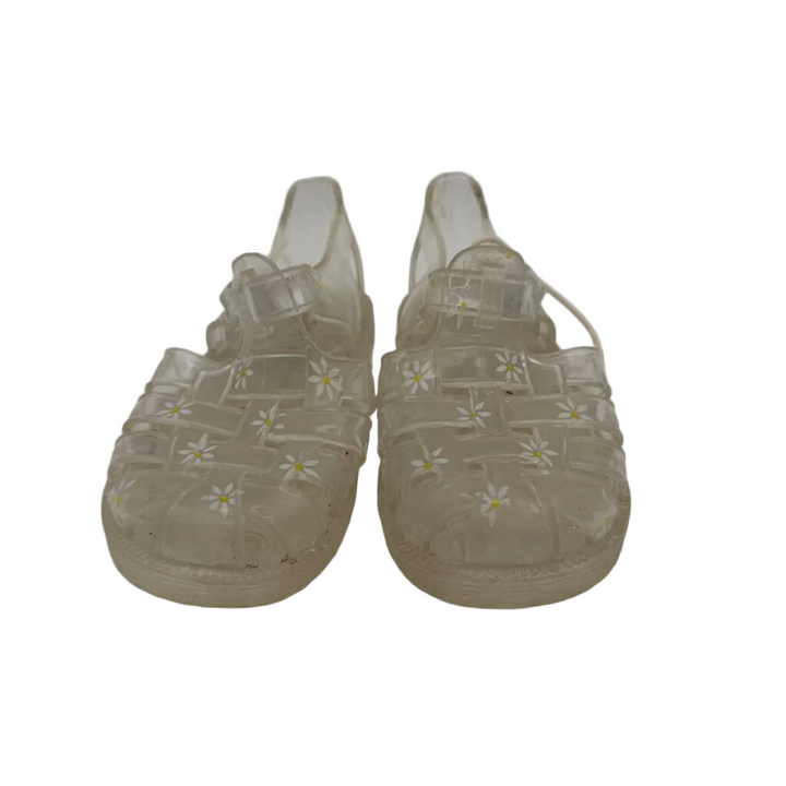 Velcro Jelly Sandals/Clear