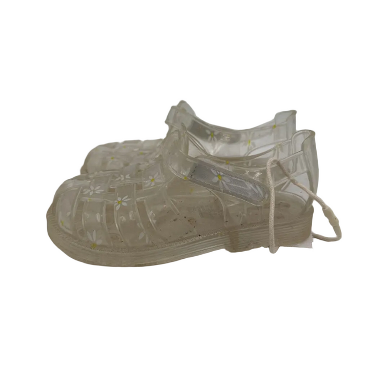 Velcro Jelly Sandals/Clear
