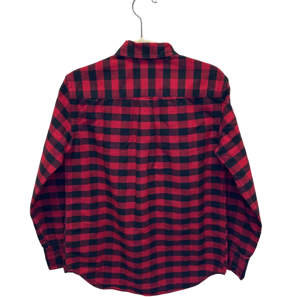 LS Plaid Button Down
