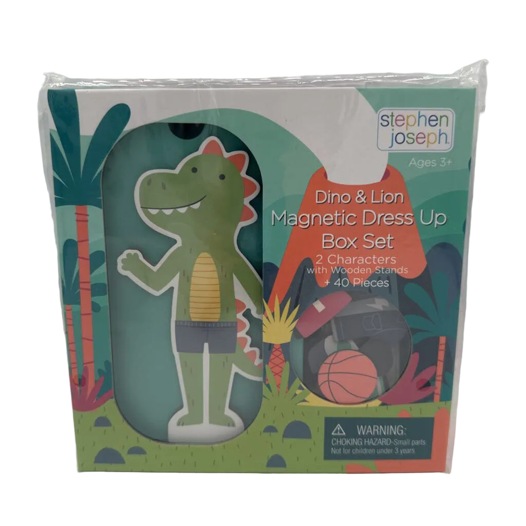 Dino & Magnetic Dress Up Box Set