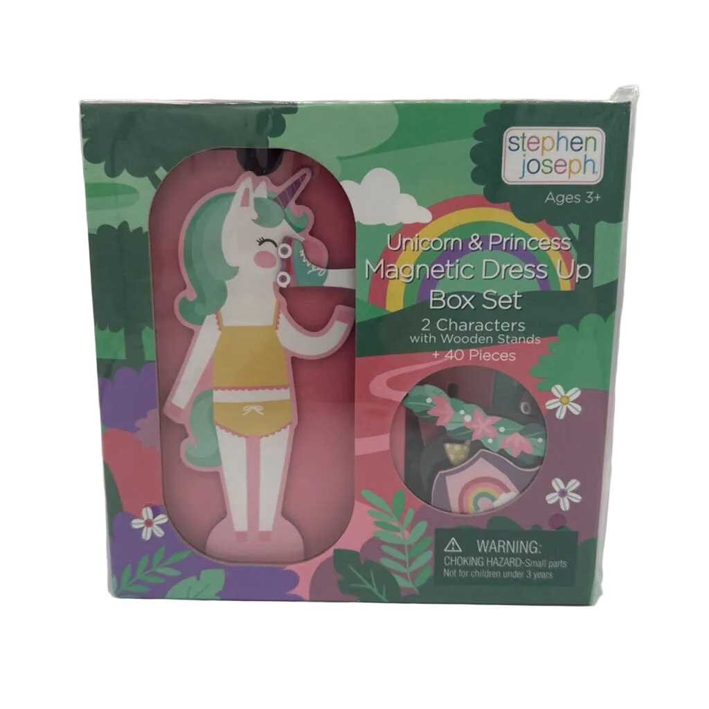 Unicorn & Princess Magnetic Dress Up Box Set