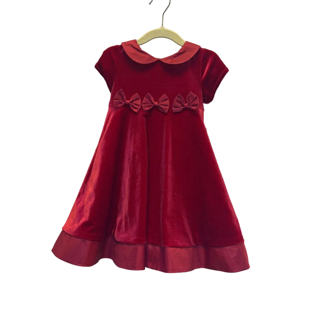 SS Velvet Dress/Peter Pan Collar