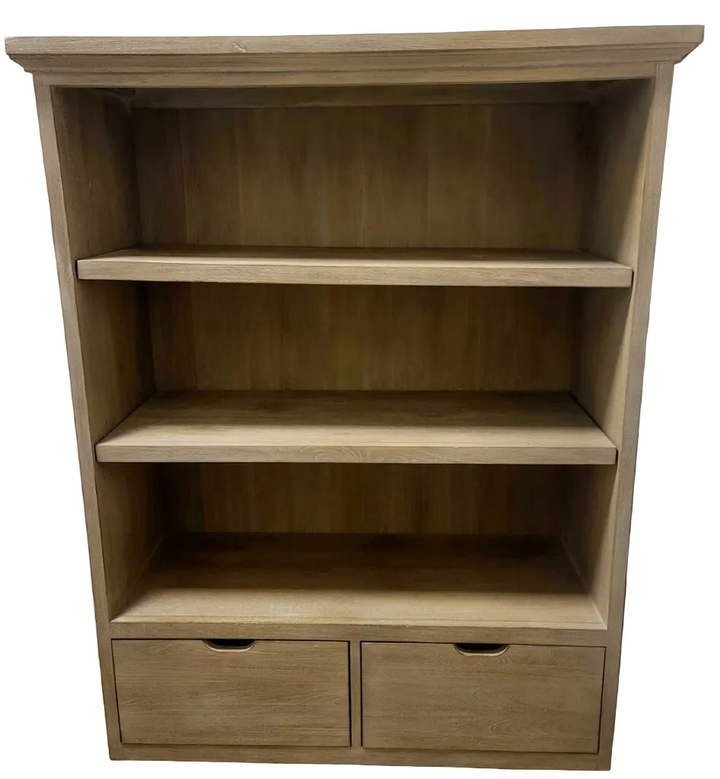 Bookcase/2 Shelves with Drawers